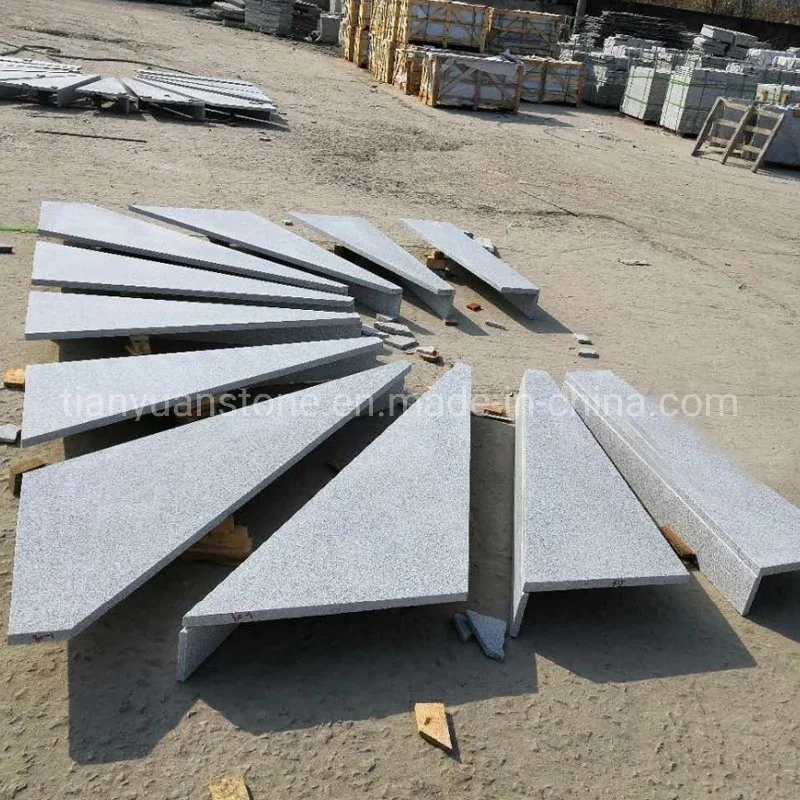 Light Grey Stone G603 Granite Riser and Stairs for Constrution