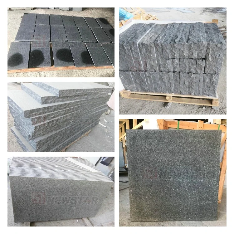 Chinese Black Stone G684 Granite Basalt Wall Cladding Wholesale Basalt Stone Tile